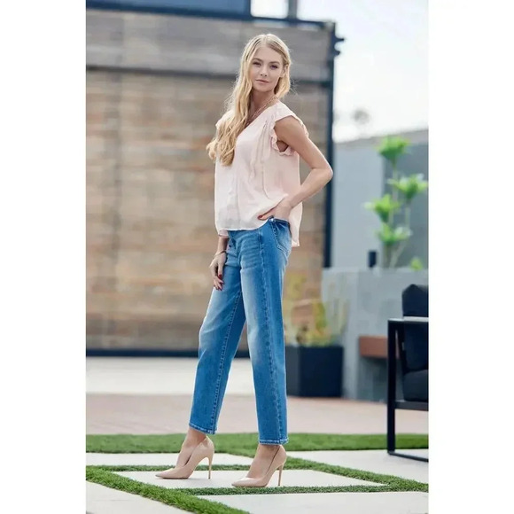 HIGH RISE PLUS TUMMY CONTROL SUPER STRETCH JEANS - Picture 3 of 5